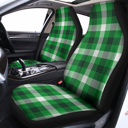 Irish Check Saint Patrick's Day Print Universal Fit Car Seat Covers