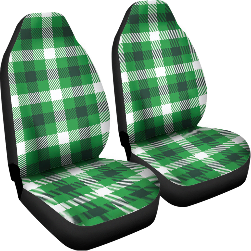 Irish Check Saint Patrick's Day Print Universal Fit Car Seat Covers