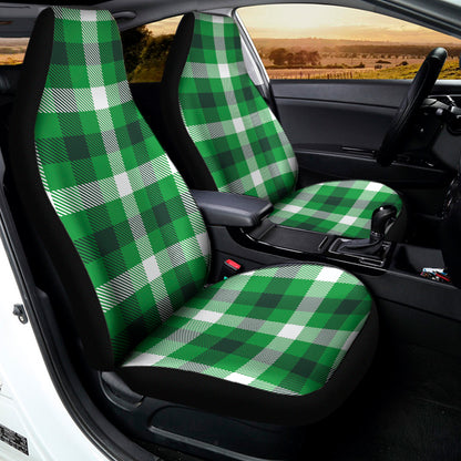 Irish Check Saint Patrick's Day Print Universal Fit Car Seat Covers
