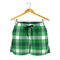 Irish Check Saint Patrick's Day Print Women's Shorts