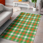 Irish Checkered St. Patrick's Day Print Area Rug