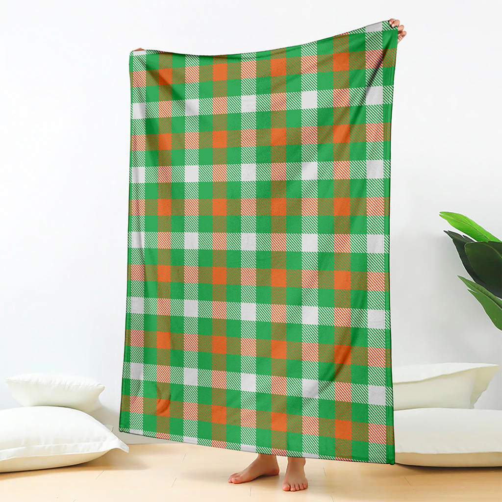 Irish Checkered St. Patrick's Day Print Blanket