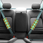 Irish Checkered St. Patrick's Day Print Car Seat Belt Covers