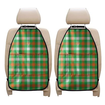 Irish Checkered St. Patrick's Day Print Car Seat Organizers
