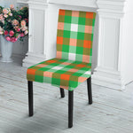 Irish Checkered St. Patrick's Day Print Dining Chair Slipcover