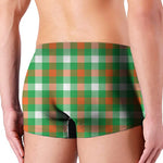 Irish Checkered St. Patrick's Day Print Men's Boxer Briefs