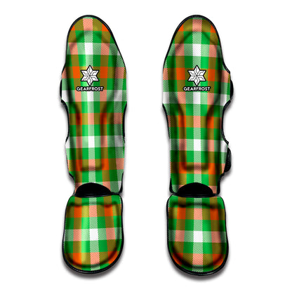 Irish Checkered St. Patrick's Day Print Muay Thai Shin Guard