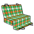 Irish Checkered St. Patrick's Day Print Pet Car Back Seat Cover