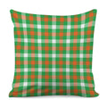 Irish Checkered St. Patrick's Day Print Pillow Cover