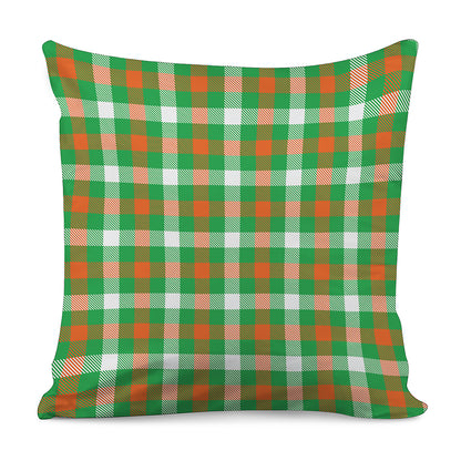 Irish Checkered St. Patrick's Day Print Pillow Cover