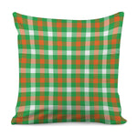 Irish Checkered St. Patrick's Day Print Pillow Cover