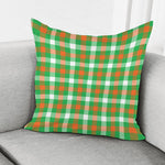 Irish Checkered St. Patrick's Day Print Pillow Cover
