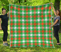 Irish Checkered St. Patrick's Day Print Quilt