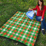 Irish Checkered St. Patrick's Day Print Quilt