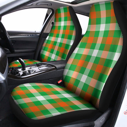 Irish Checkered St. Patrick's Day Print Universal Fit Car Seat Covers