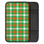 Irish Checkered St. Patrick's Day Print Car Center Console Cover