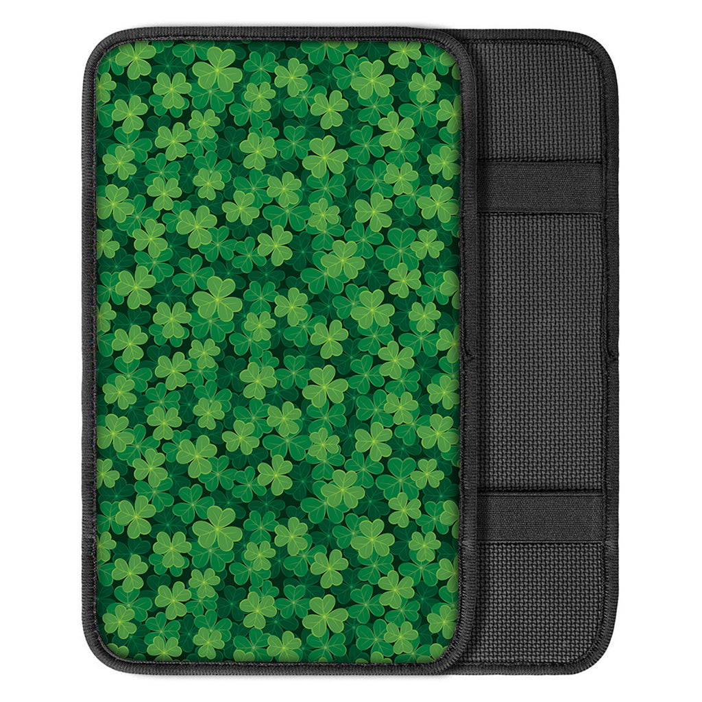 Irish Clover Saint Patrick's Day Print Car Center Console Cover