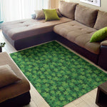 Irish Clover Saint Patrick's Day Print Area Rug