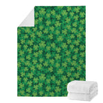 Irish Clover Saint Patrick's Day Print Blanket