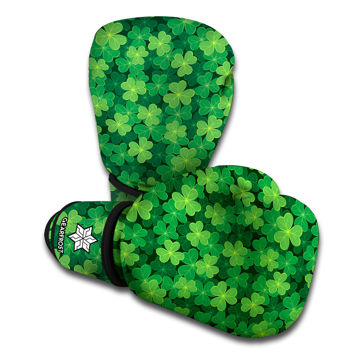 Irish Clover Saint Patrick's Day Print Boxing Gloves