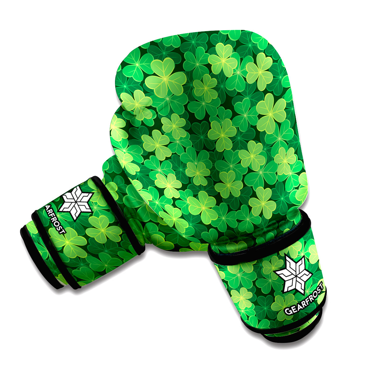Irish Clover Saint Patrick's Day Print Boxing Gloves