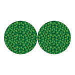Irish Clover Saint Patrick's Day Print Car Coasters