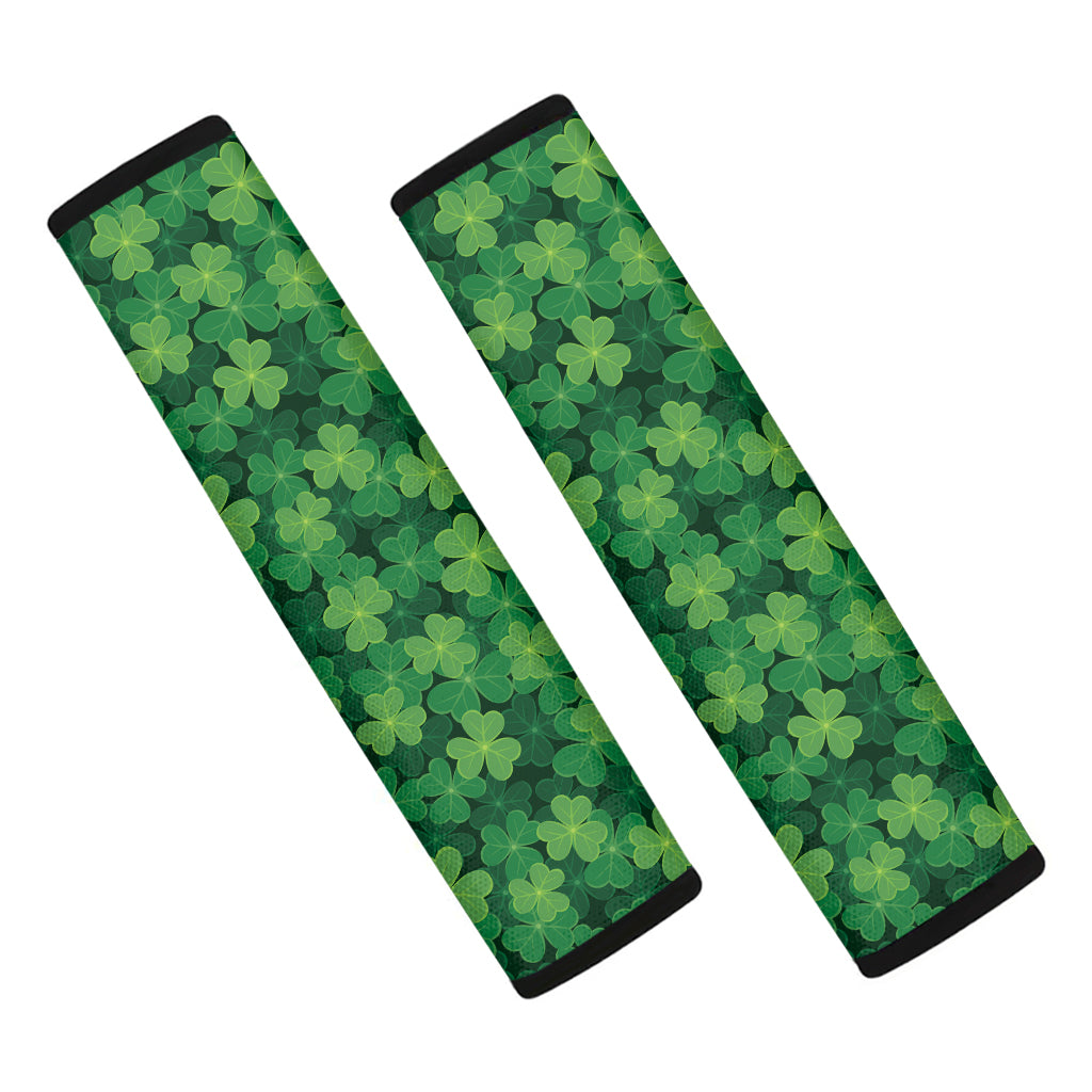 Irish Clover Saint Patrick's Day Print Car Seat Belt Covers
