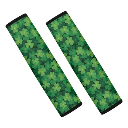 Irish Clover Saint Patrick's Day Print Car Seat Belt Covers