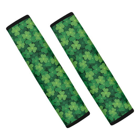 Irish Clover Saint Patrick's Day Print Car Seat Belt Covers