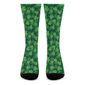 Irish Clover Saint Patrick's Day Print Crew Socks