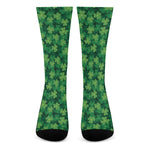 Irish Clover Saint Patrick's Day Print Crew Socks