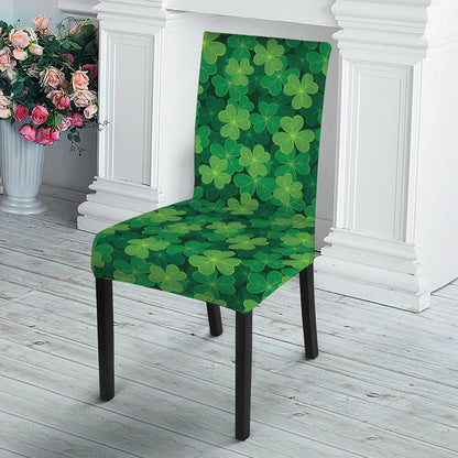 Irish Clover Saint Patrick's Day Print Dining Chair Slipcover