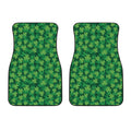 Irish Clover Saint Patrick's Day Print Front Car Floor Mats