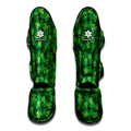 Irish Clover Saint Patrick's Day Print Muay Thai Shin Guards