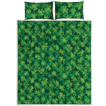 Irish Clover Saint Patrick's Day Print Quilt Bed Set