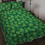 Irish Clover Saint Patrick's Day Print Quilt Bed Set