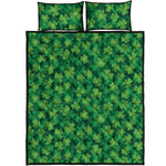 Irish Clover Saint Patrick's Day Print Quilt Bed Set