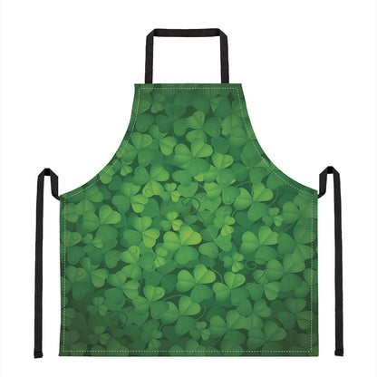 Irish Clover St. Patrick's Day Print Apron