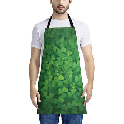Irish Clover St. Patrick's Day Print Apron