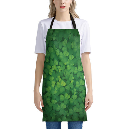 Irish Clover St. Patrick's Day Print Apron