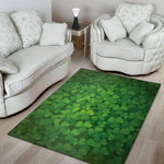 Irish Clover St. Patrick's Day Print Area Rug