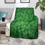 Irish Clover St. Patrick's Day Print Blanket