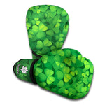 Irish Clover St. Patrick's Day Print Boxing Gloves