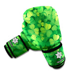 Irish Clover St. Patrick's Day Print Boxing Gloves