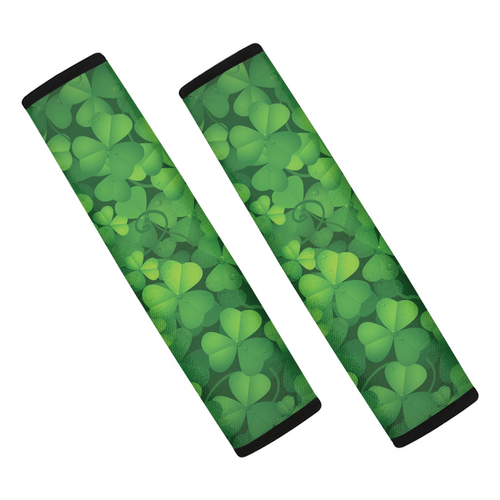 Irish Clover St. Patrick's Day Print Car Seat Belt Covers