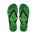 Irish Clover St. Patrick's Day Print Flip Flops