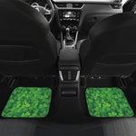 Irish Clover St. Patrick's Day Print Front and Back Car Floor Mats