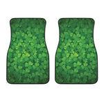 Irish Clover St. Patrick's Day Print Front Car Floor Mats