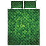 Irish Clover St. Patrick's Day Print Quilt Bed Set