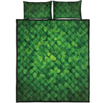 Irish Clover St. Patrick's Day Print Quilt Bed Set